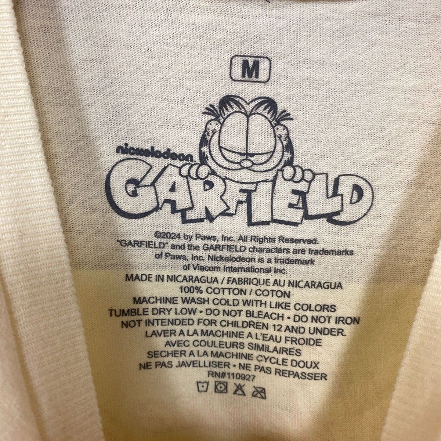 Garfield Welcome To New York City T-Shirt Medium