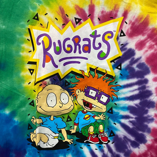 Rugrats Chucky Finster & Tommy Pickles NIckelodeon Tie Dye L
