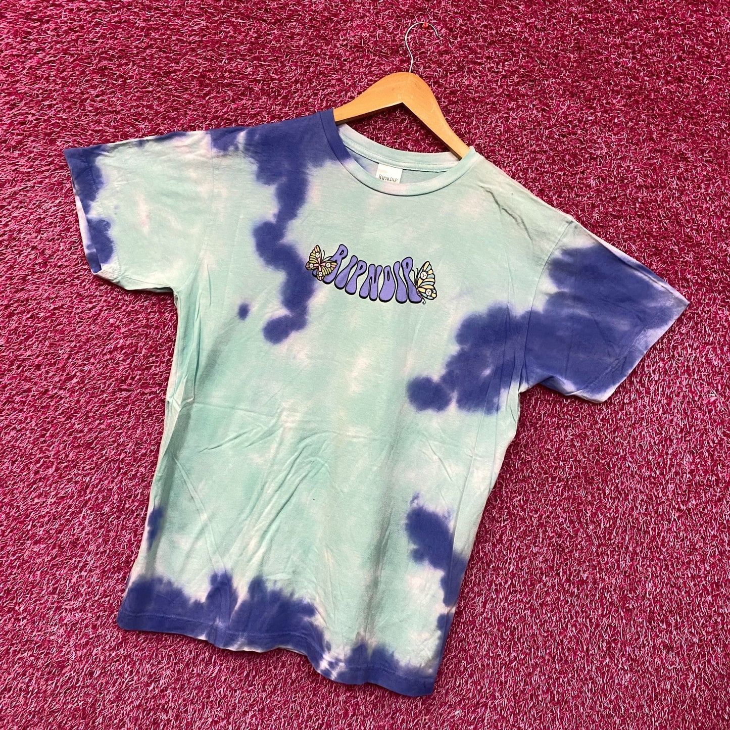 Rip n dip blue/purple tie dye Tshirt size extra large