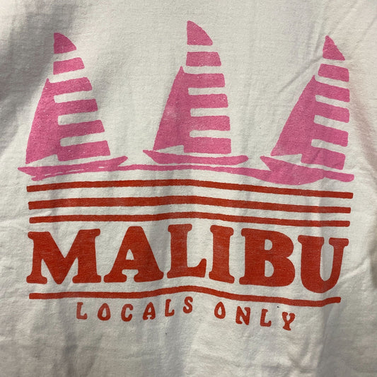 Junk Food Clothing Malibu "Locals Only" Graphic T-Shirt XL