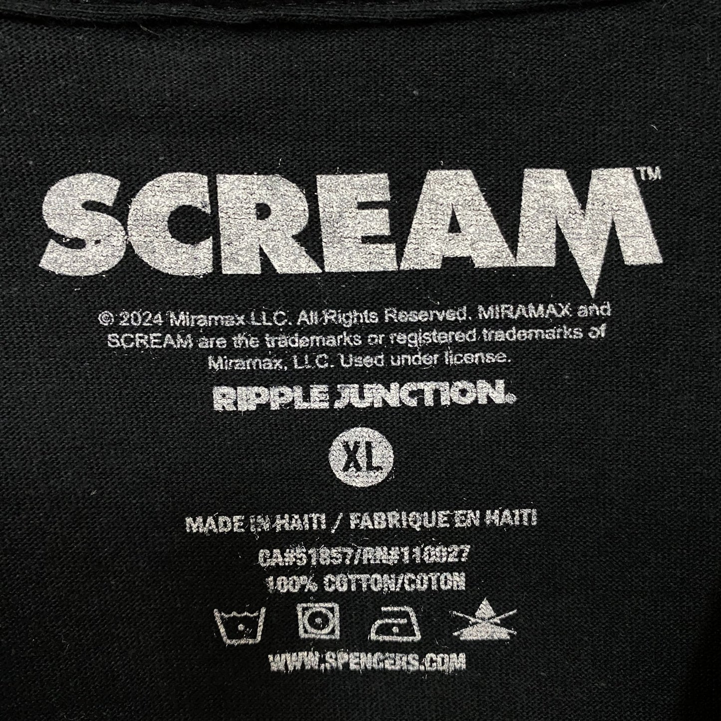 Scream Billy Loomis Horror Movie Classic T-Shirt XL