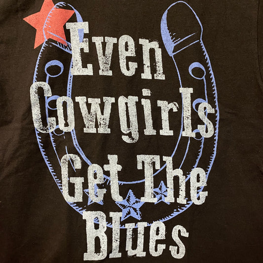 Junk Food "Even Cowgirls Get The Blues" Graphic T-Shirt Small