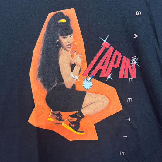 Sweetie Tap In Twerk Art Pretty Bitch Music Hip Hop Tee XL
