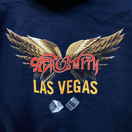Aerosmith Deuces Are Wild Las Vegas Residency Band Hoodie S