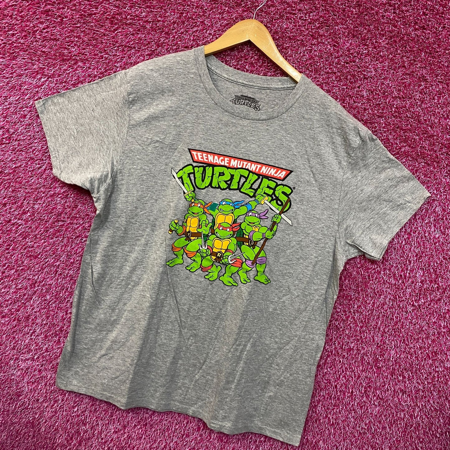 Teenage Mutant Ninja Turtles Gray Tshirt size Extra Large
