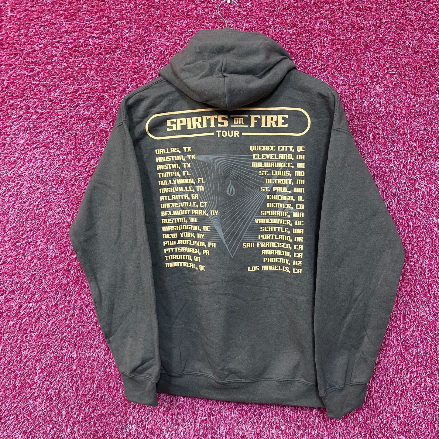 Smashing Pumpkins Spirits On Fire Tour Hoodie size Medium