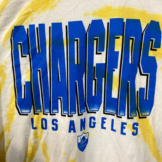 NFL Franchise AFC West Los Angeles Chargers Tie-Dye Long Sleeve 2XL
