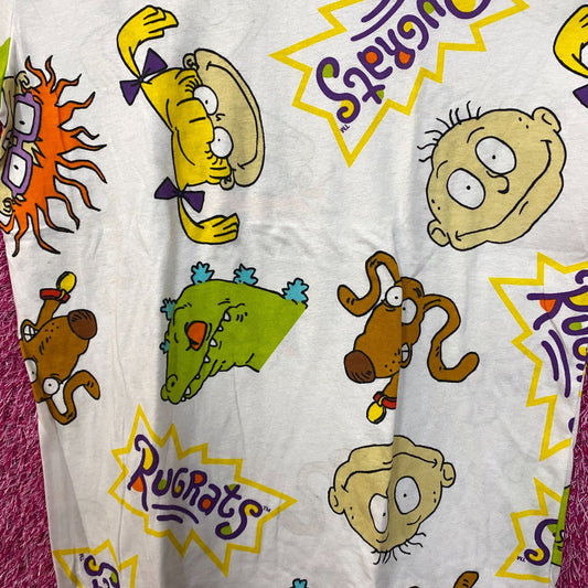 Rugrats Characters All Over Nickelodeon Tshirt size medium