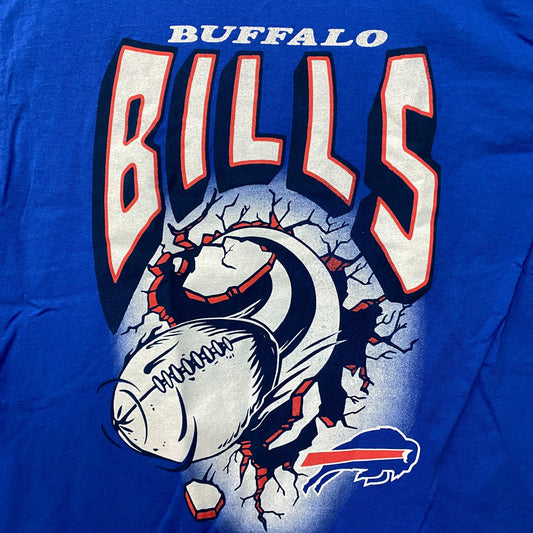 Junk Food NFL Buffalo Bills Blue Logo T-Shirt Medium