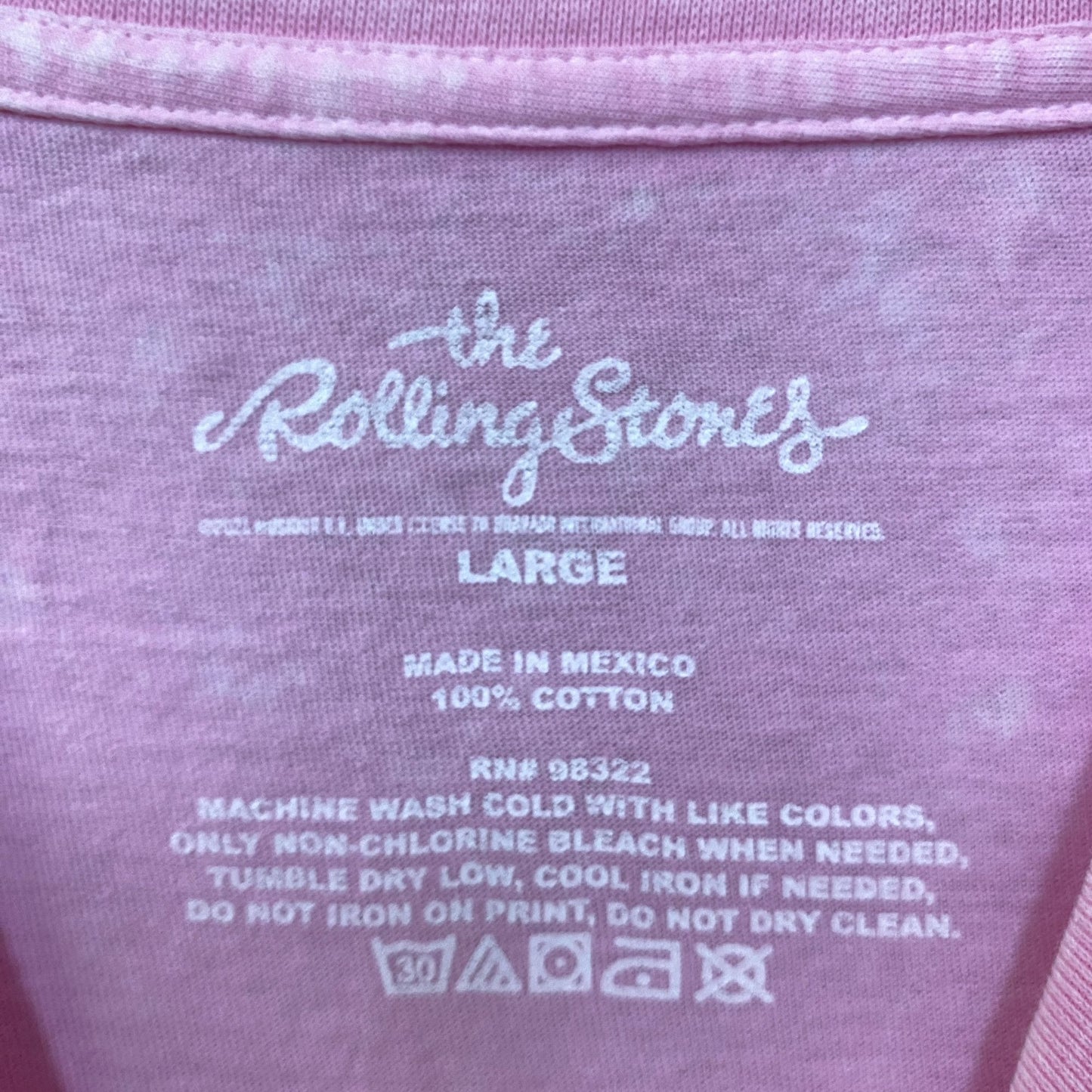 The Rolling Stones Hackney Diamonds Rock T-Shirt Large