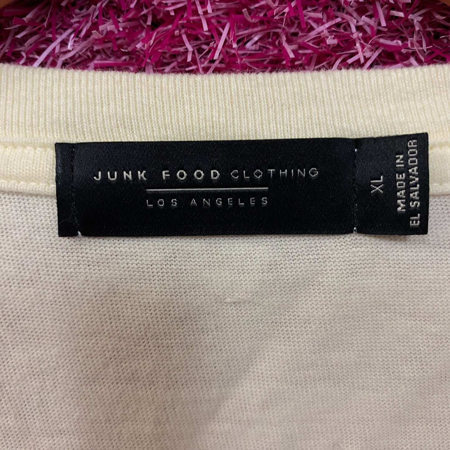 Junk Food Clothing Piccadilly Circus London Women's Vintage Style Tee XL