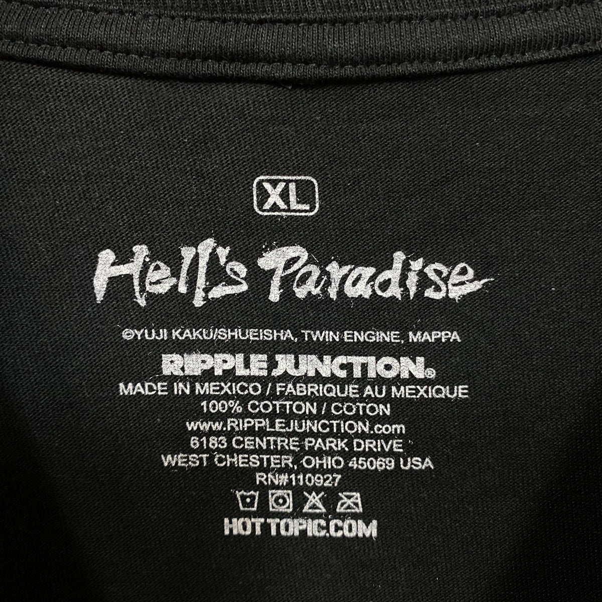 Hell's Paradise Jigokuraku Character Portrait Anime Graphic T-Shirt XL
