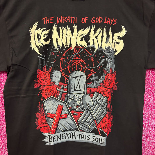 Ice Nine Kills Beneath the Soil rock Tshirt size large