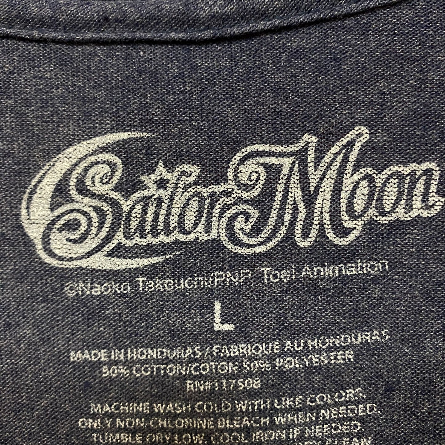 Sailor Moon Crescent Moon Wand Pretty Guardian Anime Tee L