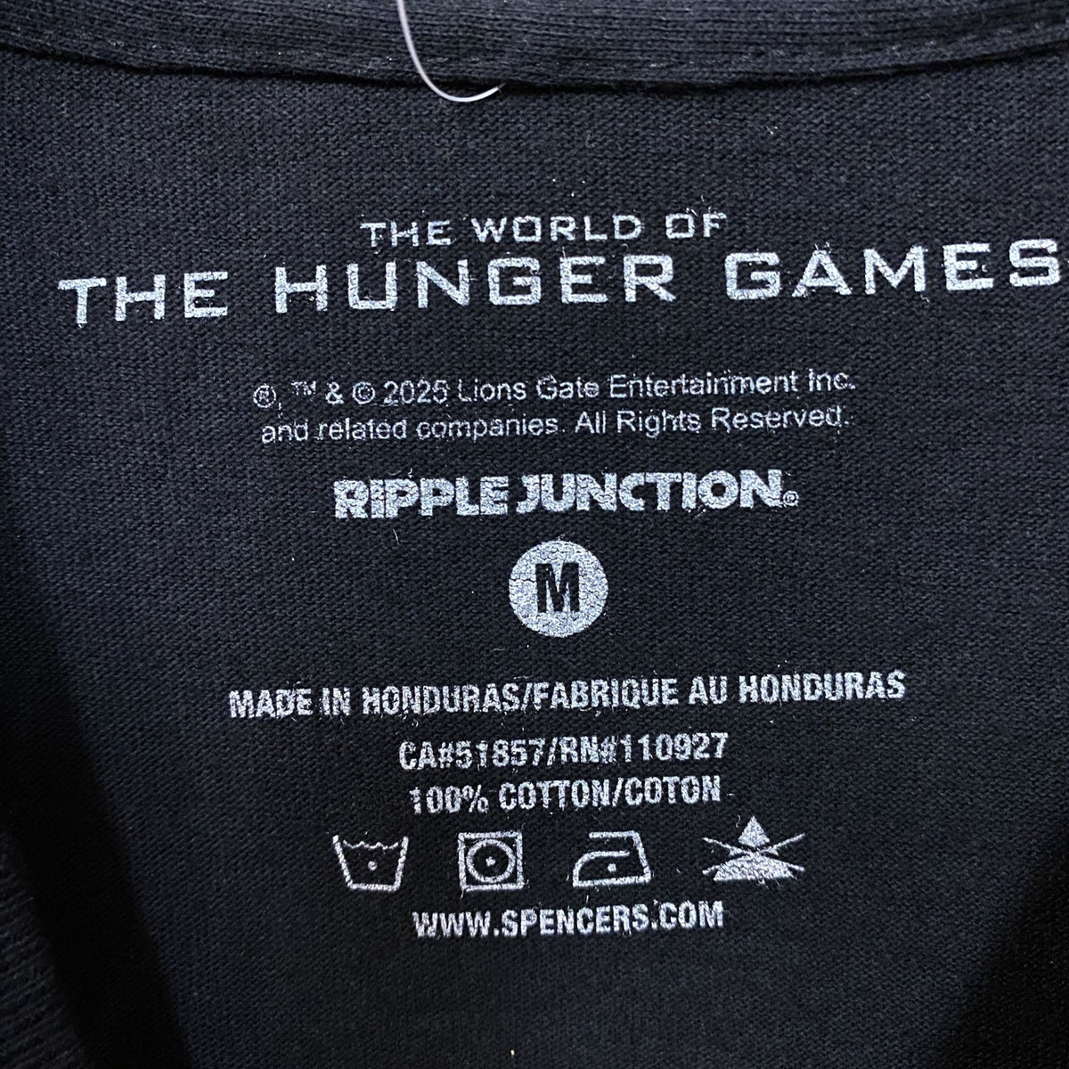 The Hunger Games Katniss & Peeta District 12 Graphic T-Shirt Medium