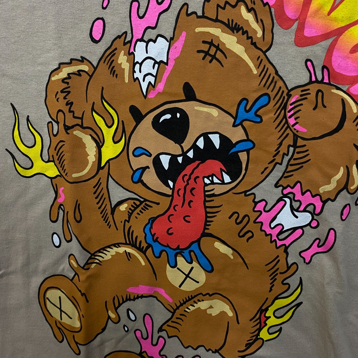 Fashion Nova Wreaking Havok Teddy Bear Graphic T-Shirt XL