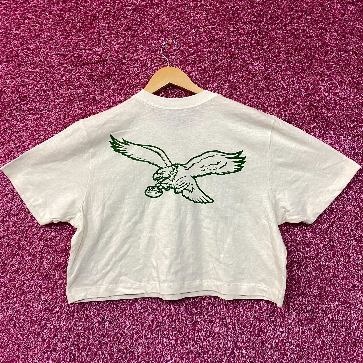 NFL Junk Food Philadelphia Eagles Crop Tshirt size XL