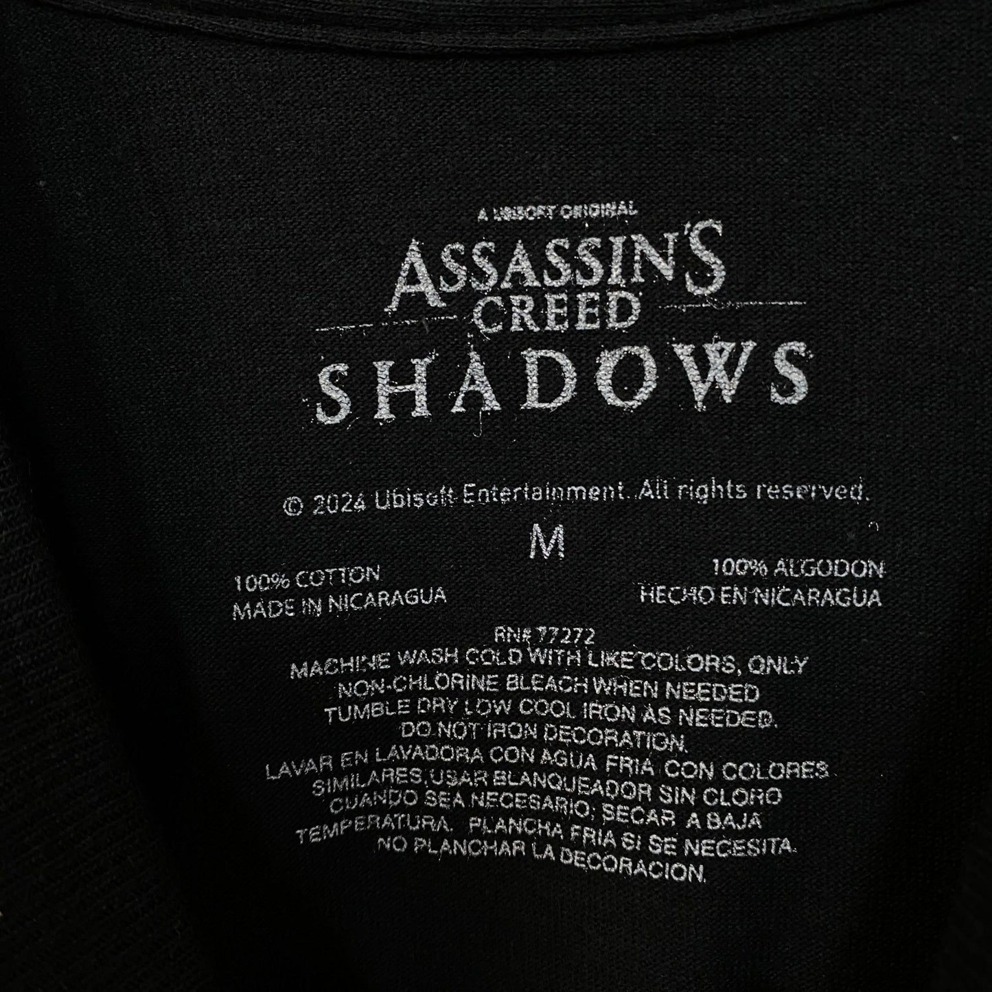 GameStop Exclusive Assassin's Creed Shadows Graphic T-Shirt Medium