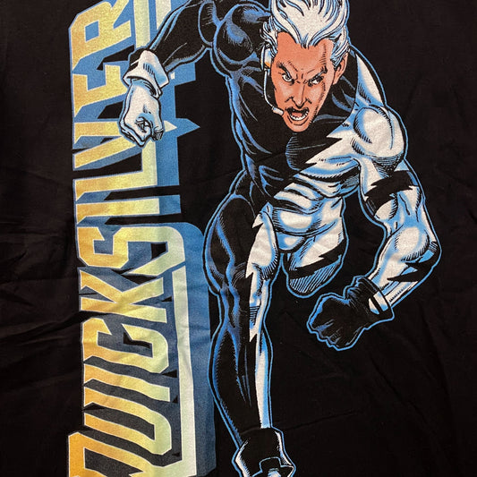 Marvel Quicksilver Running Ring Retro Comic Style T-Shirt Extra Small