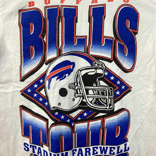 Junk Food Clothing Buffalo Bills Stadium Farewell Tour Graphic T-Shirt Small