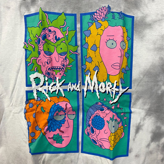 Rick and Morty Infected tiedye Tshirt size medium