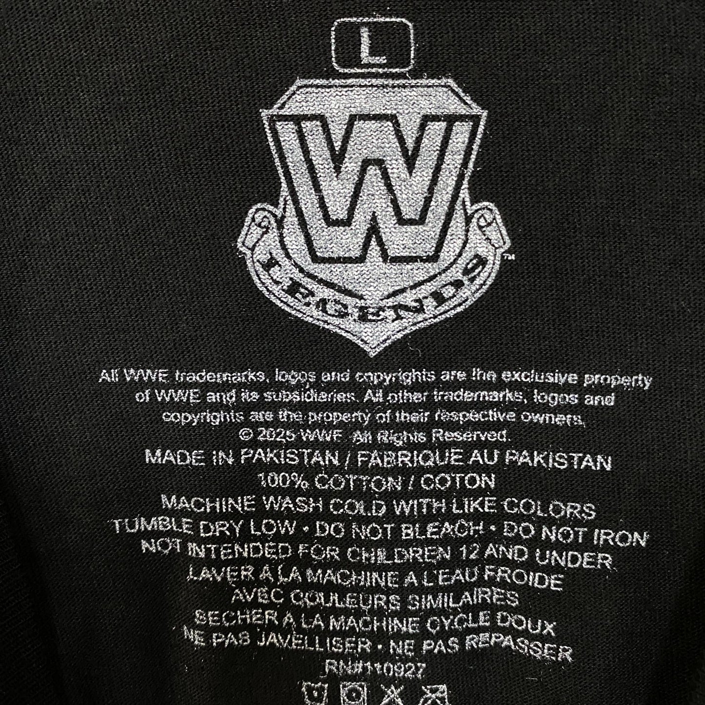 WWE Stone Cold Steve Austin And That's The Bottom Line T-Shirt Large