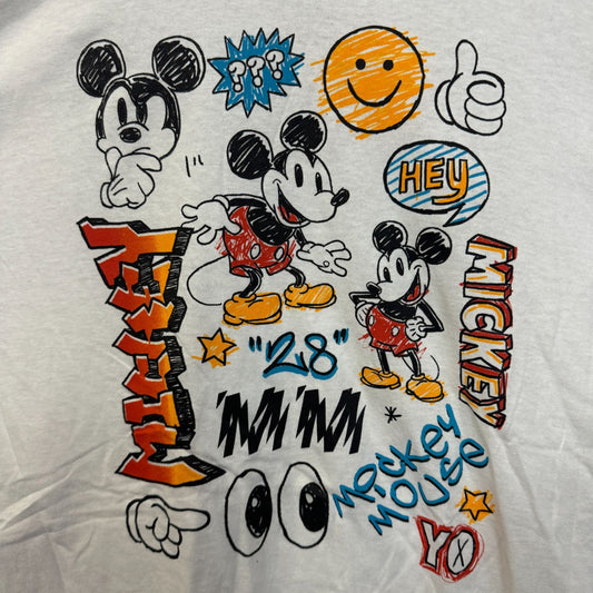 Mickey Mouse 90's style Graffitti T-shirt size 2XL