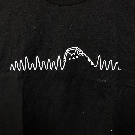 DJ Pusheen Beat da Beat Up Kawaii Pusheen The Cat Crop Top L