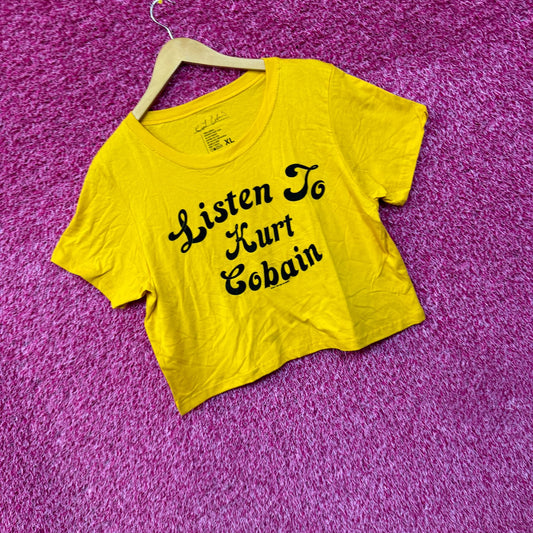 Kurt Cobain Nirvana crop top size XL