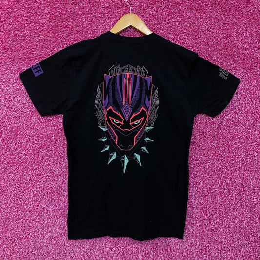 Black Panther Neon T'challa Tshirt size medium