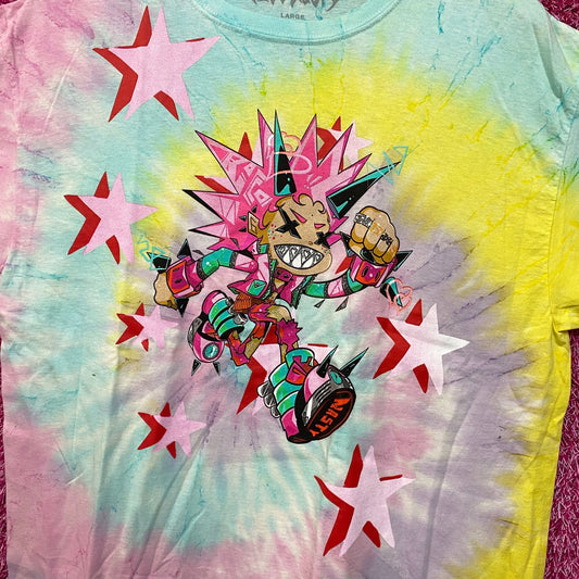 Rico Nasty Rap Tie Dye Tshirt size Large