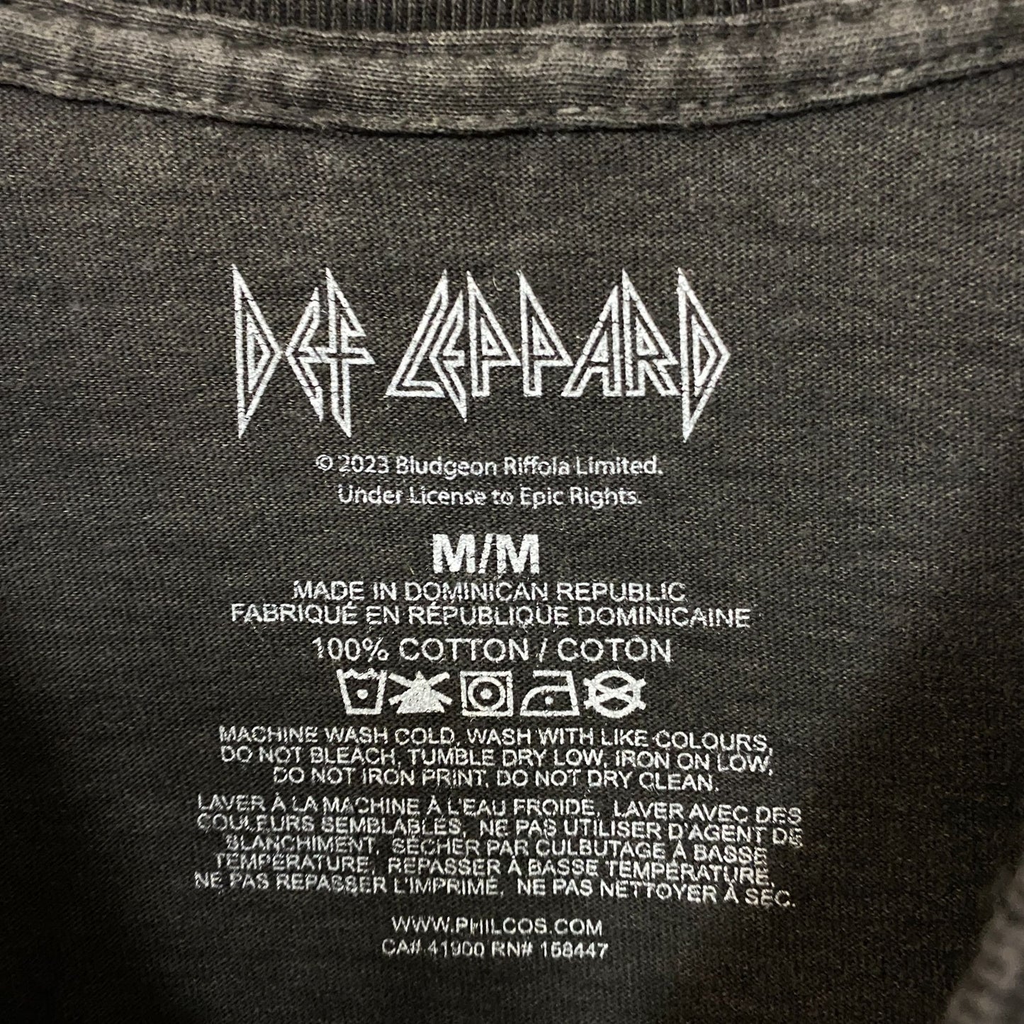 Def Leppard 'Animal' 1987 Graphic Heavy Metal T-Shirt Medium
