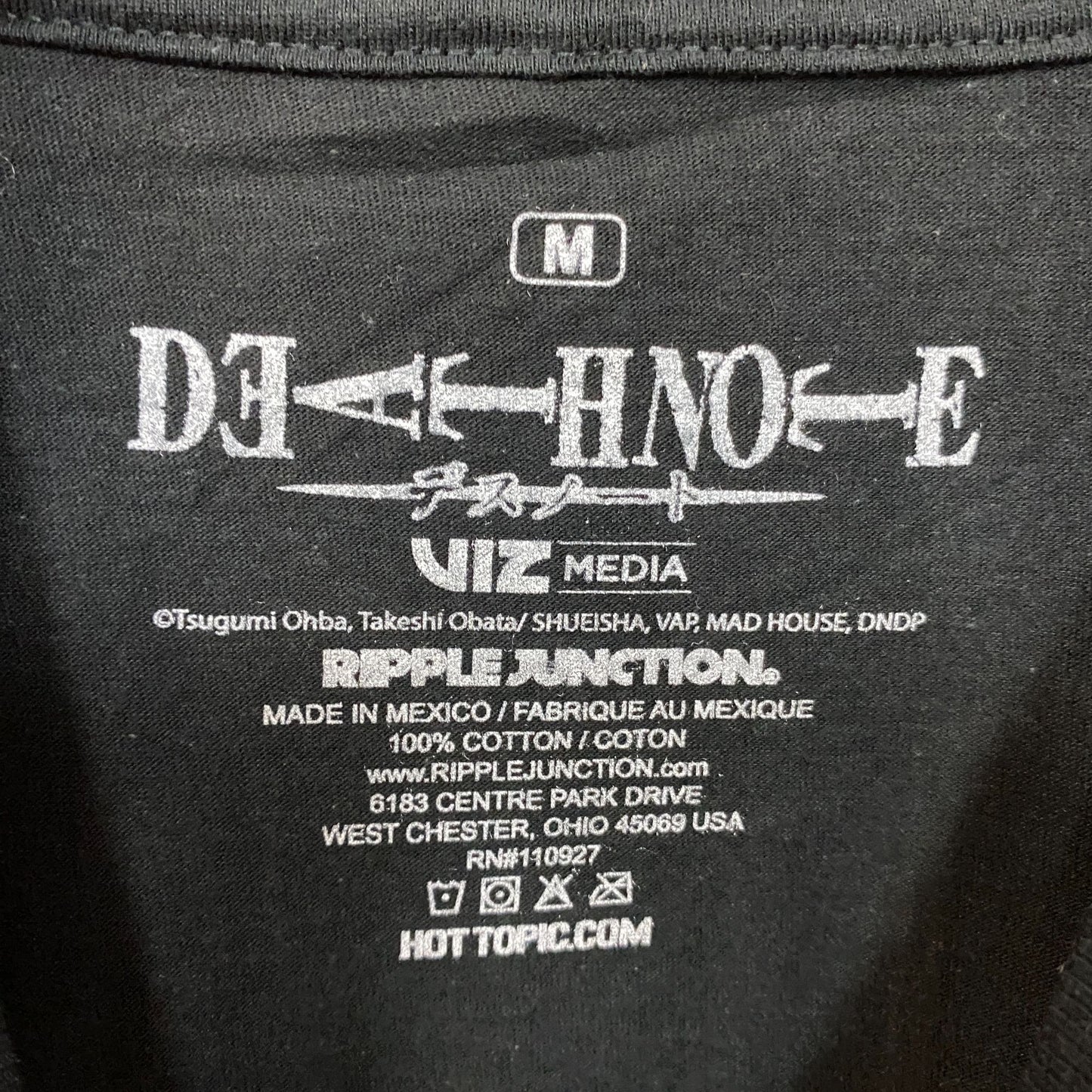 Death Note Misa Amane Gothic Style Anime T-Shirt Medium