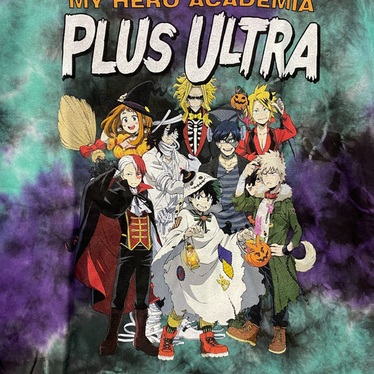 My hero Academia Boku No Hero Academia Plus Ultra Halloween Tie Dye Large