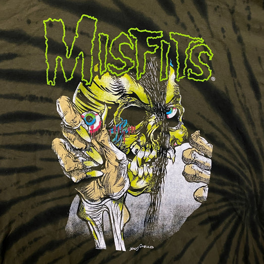Misfits Mommy Can I Go Out & Kill Oversized Band Tie Dye Extra Large