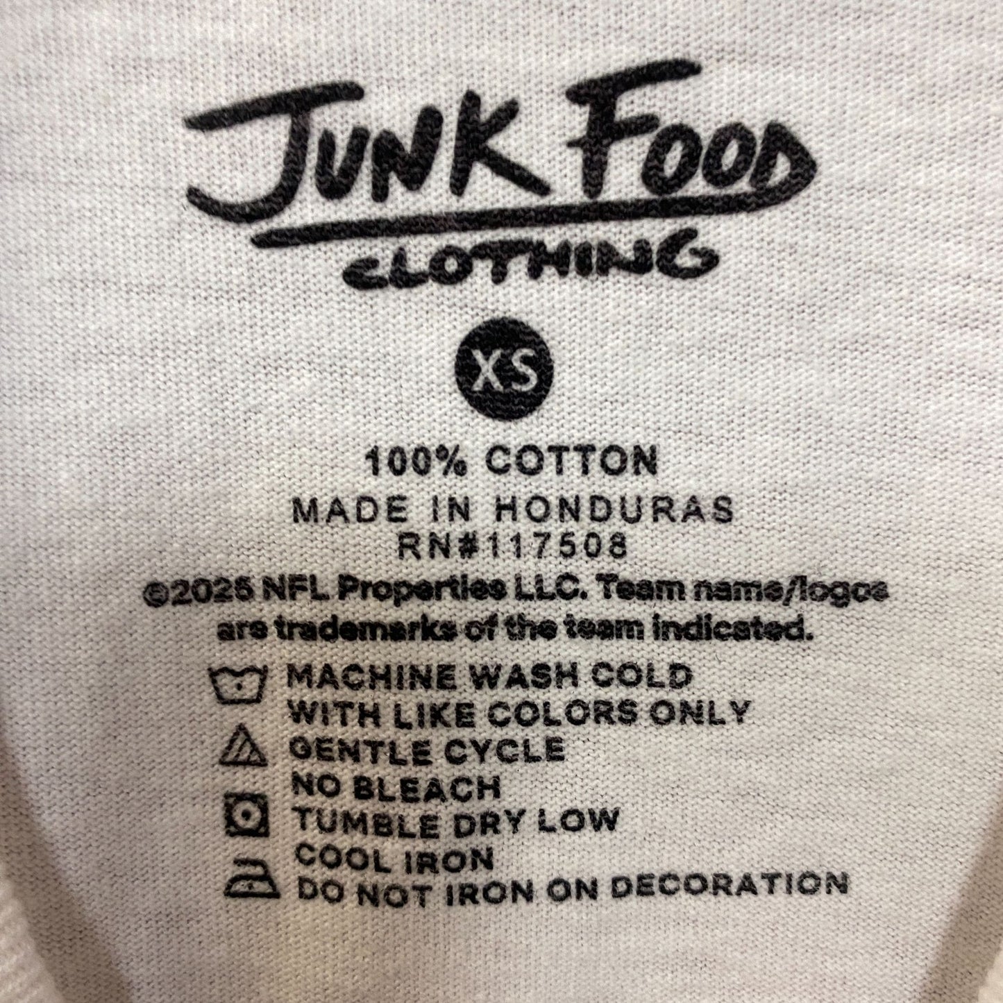 Junk Food Clothing NFL San Francisco 49ers Rushing Flea Market T-Shirt XS