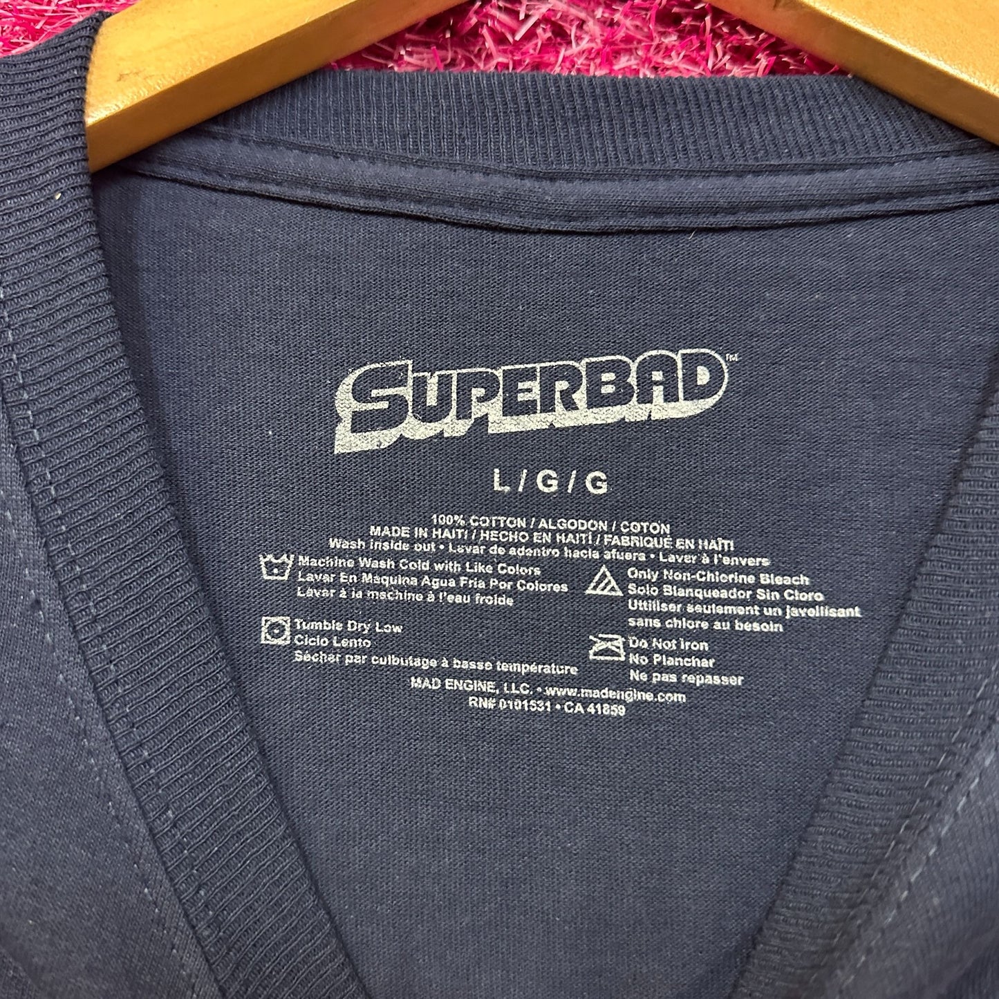 Superbad McLovin Hawaii ID Card Movie Promo Long Sleeve L