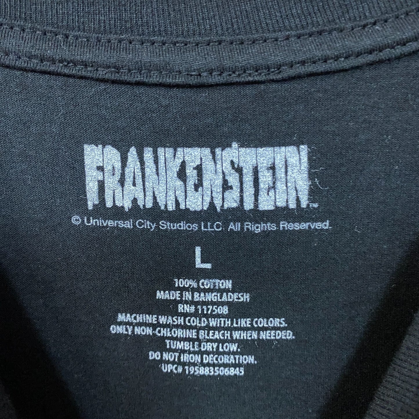 Frankenstein 1931 Classic Horror Film Promo Frankenstein Monsters T-Shirt Large