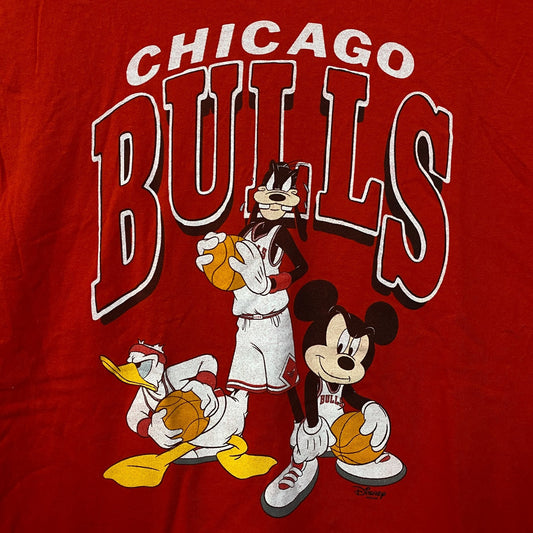 Junk Food Chicago Bulls x Disney Mickey Squad Graphic T-Shirt XL