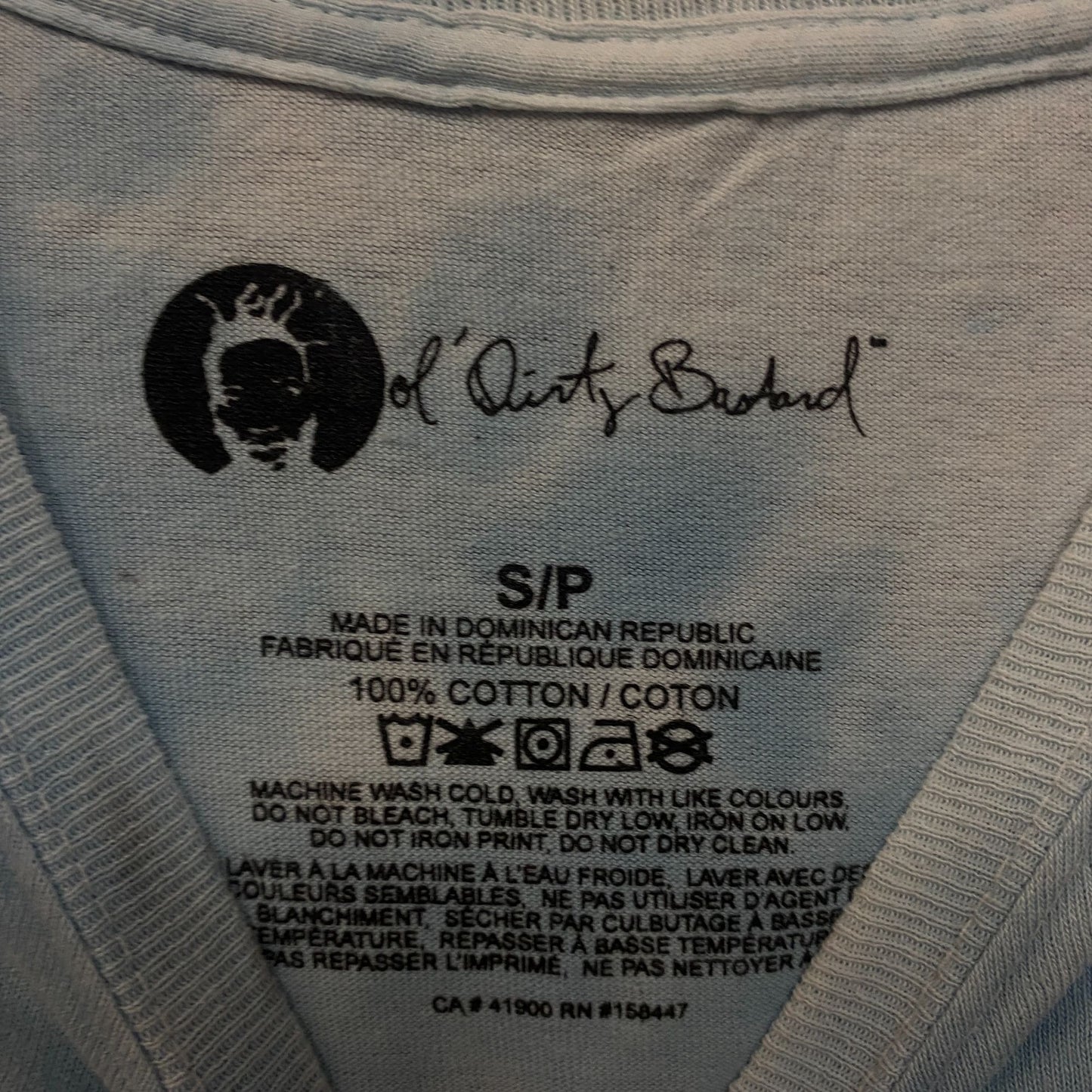 Wu Tang Clan ODB Tie Dye Tshirt size Small