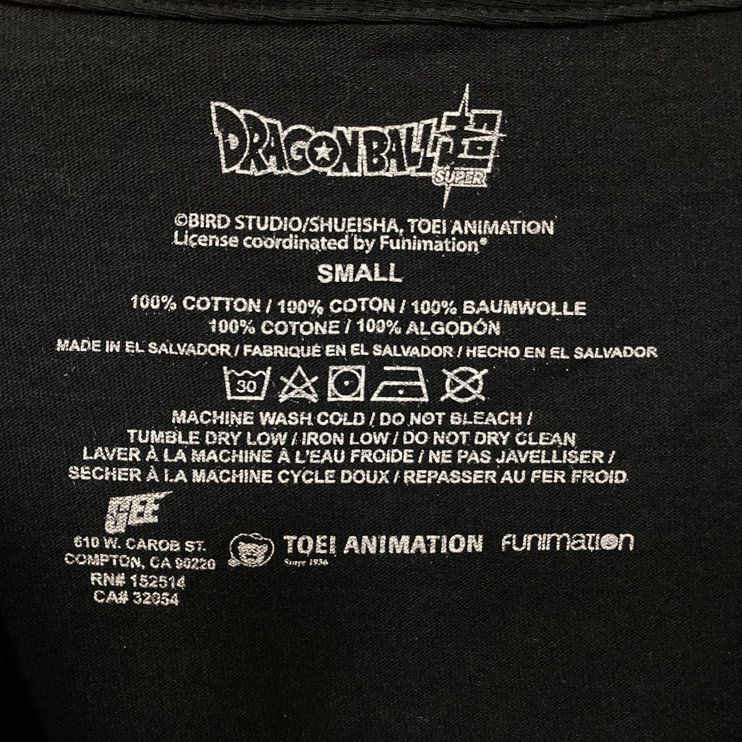 Dragon Ball Super SSGSS Vegeta Long Sleeve T-Shirt Small