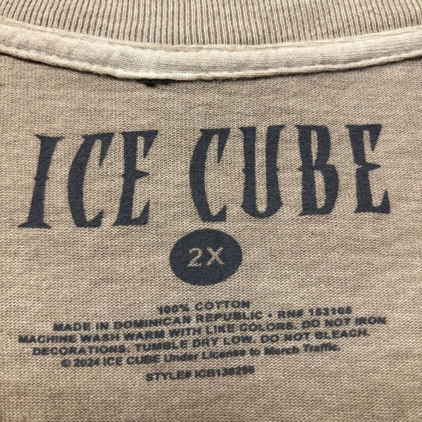 Ice Cube LA Boys West Coast Graphic Design T-Shirt 2XL