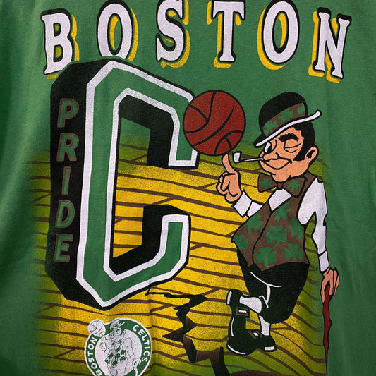 Junk Food Vintage Style Boston Celtics Pride Women's T-Shirt Small