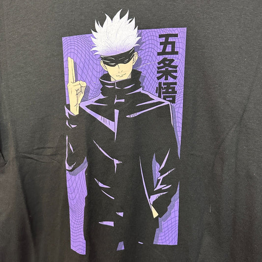 Satoru Gojo JuJuTsu Kaisen Anime Crunchyroll Series Tee L