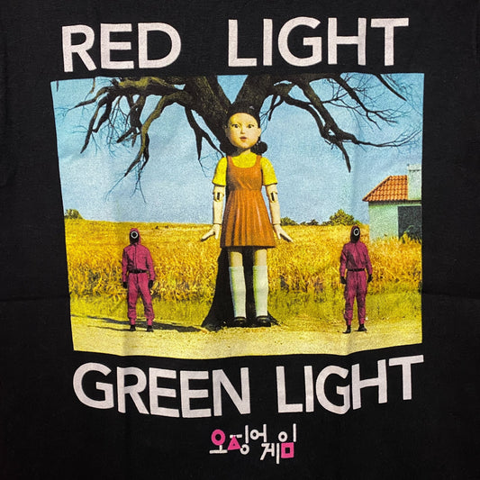 Squid Game Red Light Green Light Netflix Show T-Shirt Small