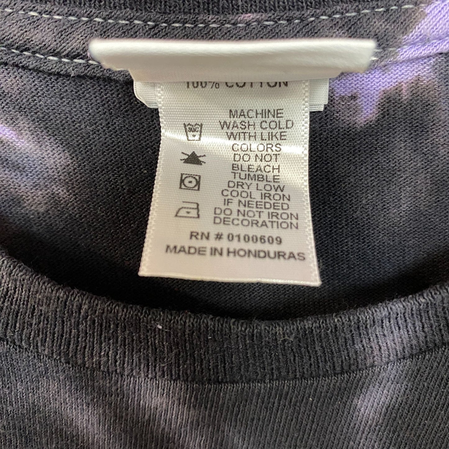 DC Batman Logo Graphic Design Tie Dye T-Shirt Large