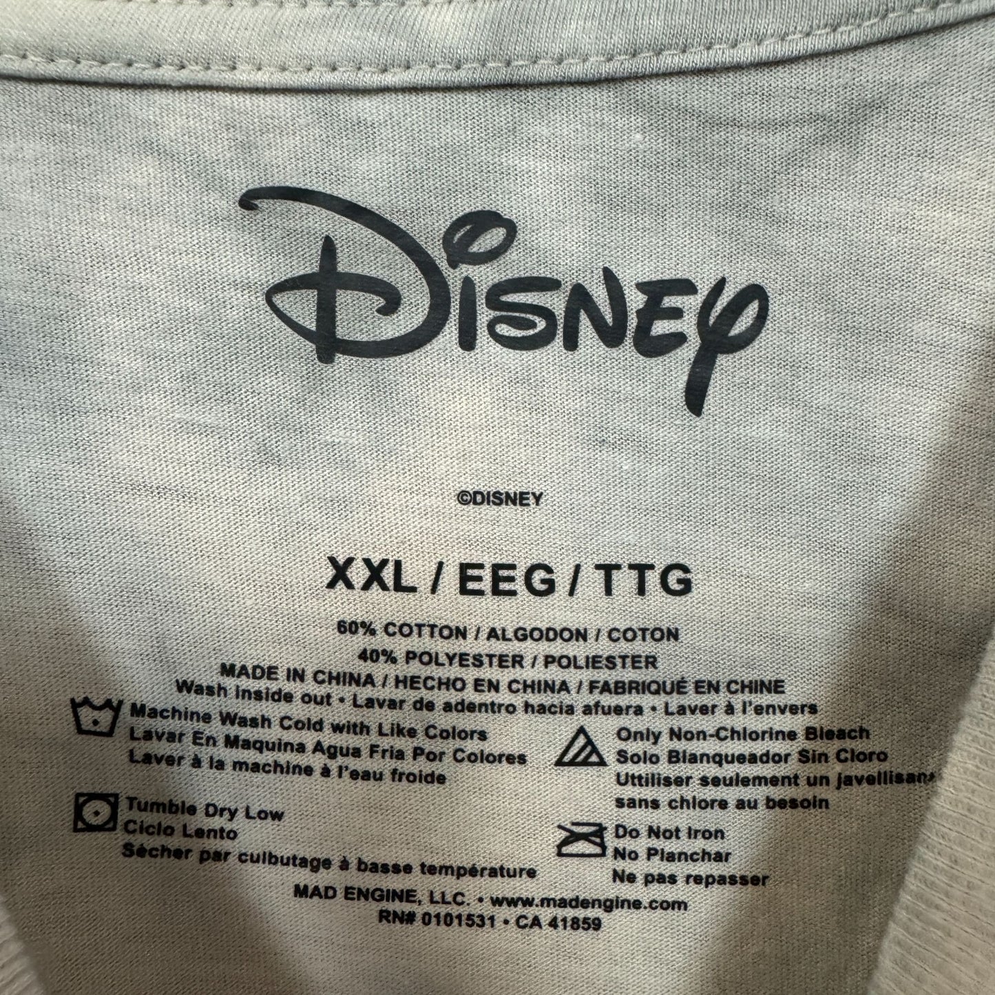 Mickey Mouse Roses Tiedye women's T-shirt size 2XL