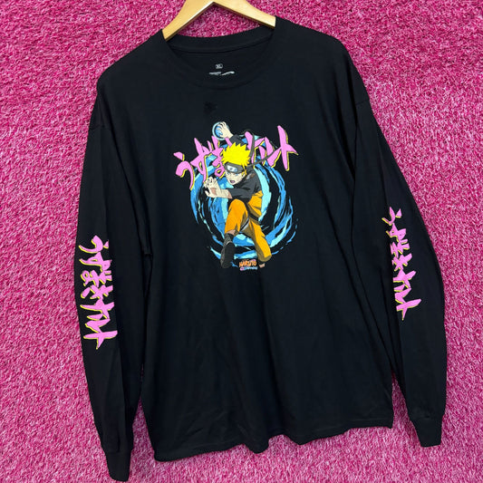 Naruto shippuden long sleeve anime tshirt size xl