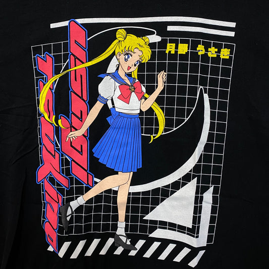 Sailor Moon Usagi Tsukino Double-Sided Anime T-Shirt Large