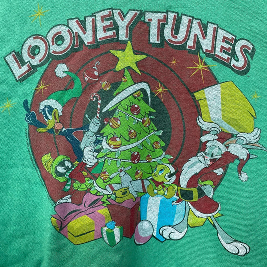 Looney Tunes Christmas Crewneck Sweatshirt Medium
